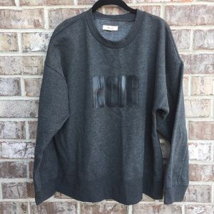 Madewell Noir Gray Sweatshirt